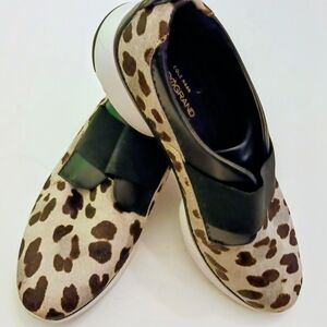 Cole Haan Leopard Print Slip-On Shoes